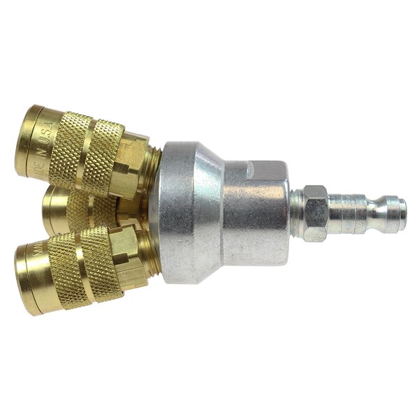 Coilhose Pneumatics Tri-Pod Assembly 1/4" 6-Point Automotive Interchange Display 3002-16X-DPB - main